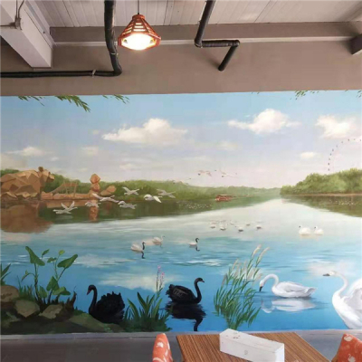 手绘墙绘制作流程